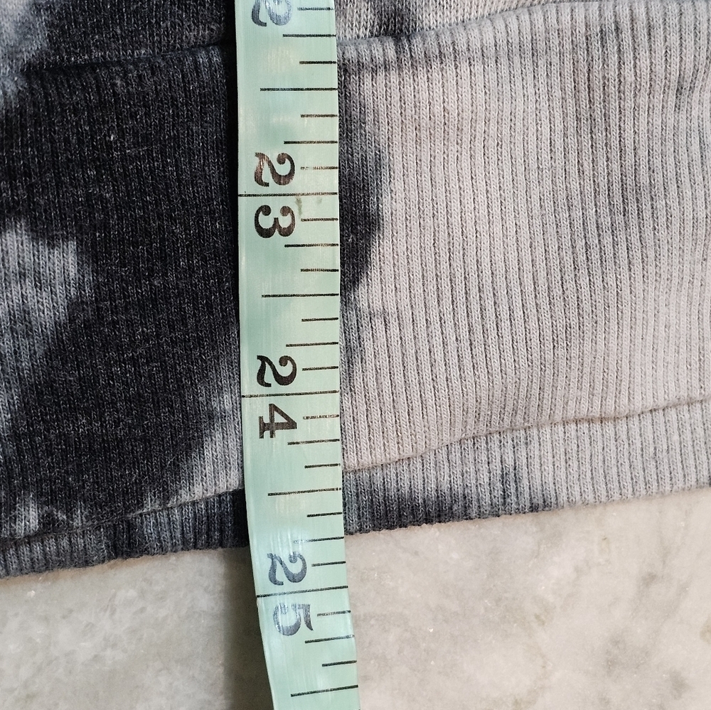 Simply Southern Collection Tie-Dye Pullover Sweatshirt Gray Black White Size XL - Picture 8 of 10